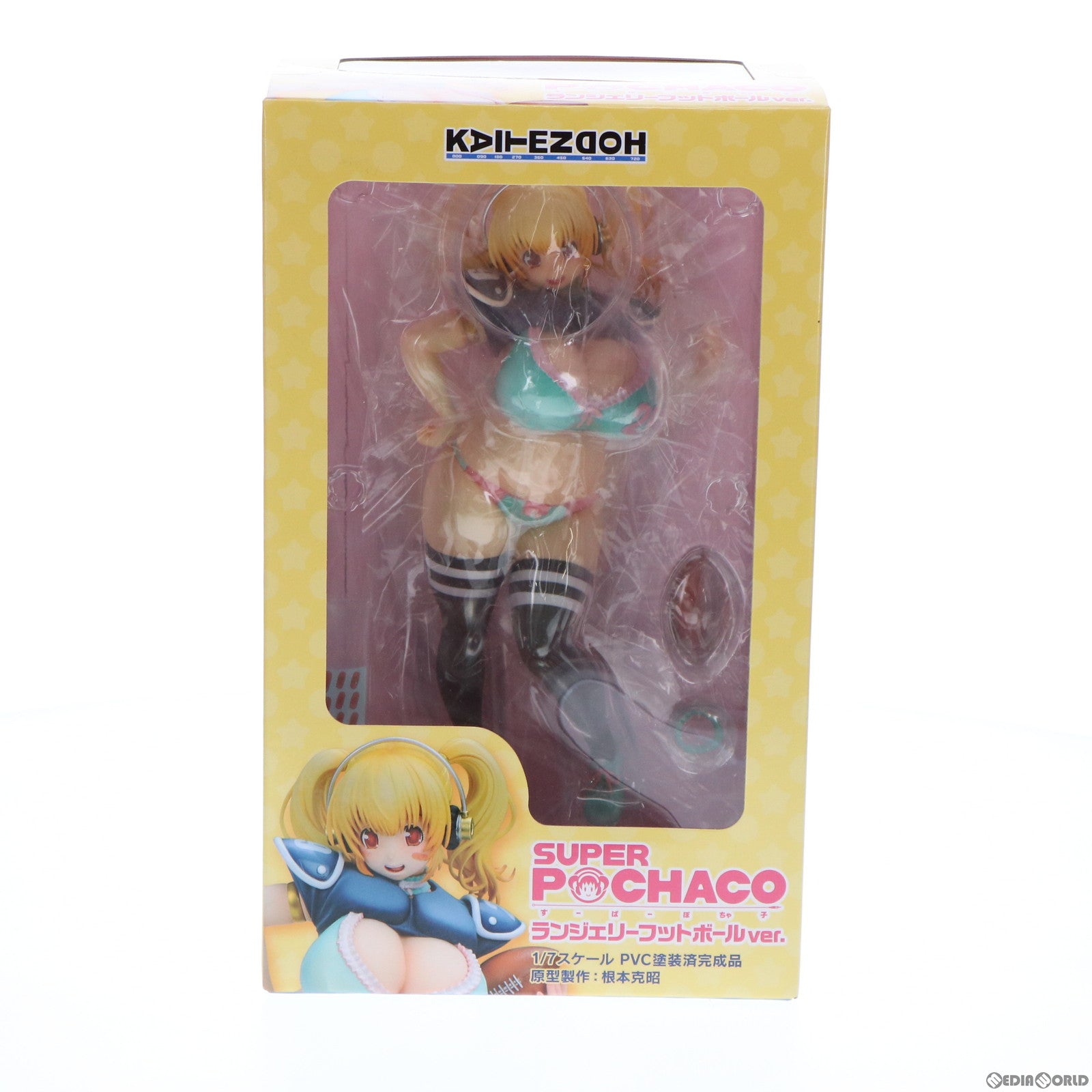 【中古即納】[箱難あり][FIG] (再販) すーぱーぽちゃ子 ランジェリーフットボールver. 1/7 完成品 フィギュア 回天堂(20200826)