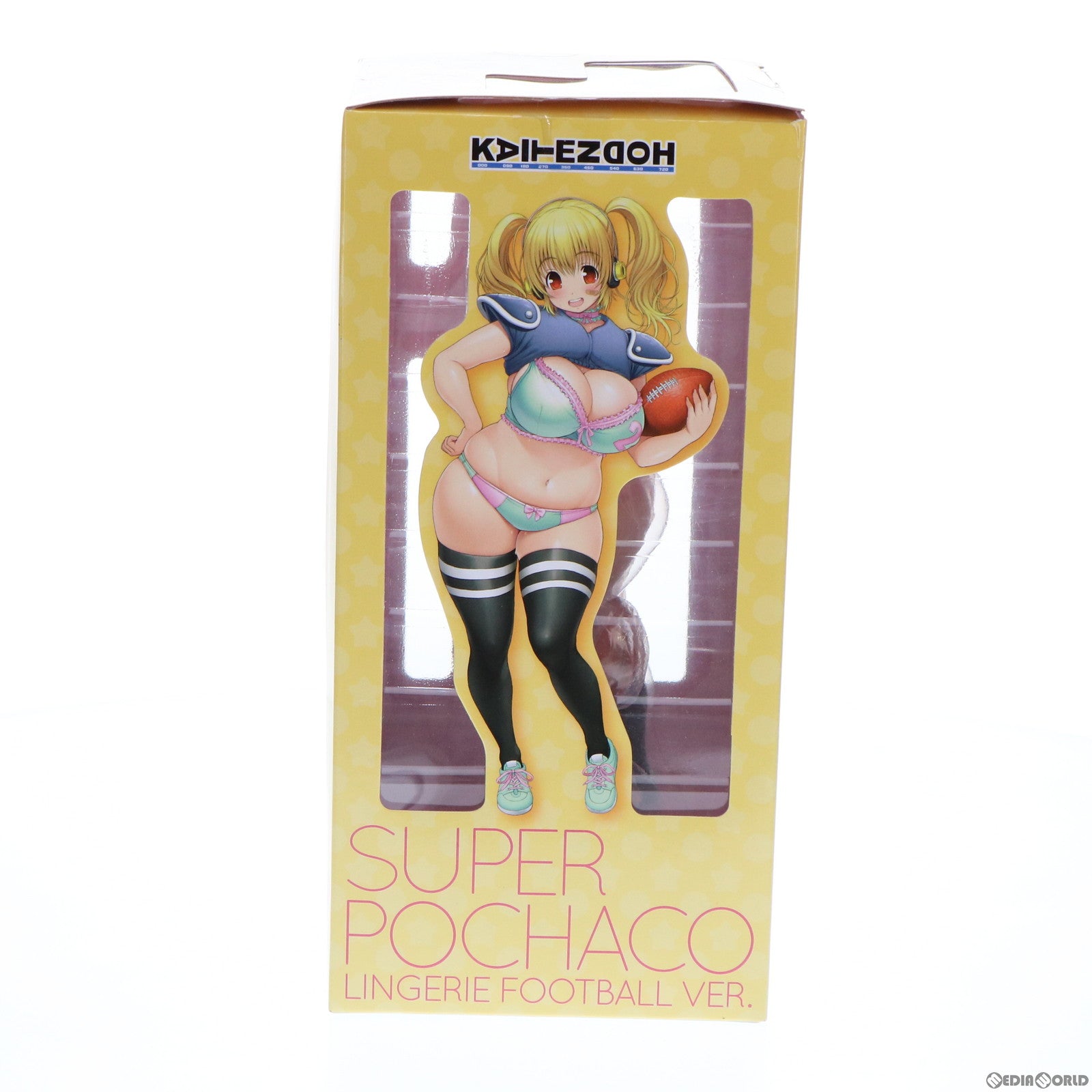 【中古即納】[箱難あり][FIG] (再販) すーぱーぽちゃ子 ランジェリーフットボールver. 1/7 完成品 フィギュア 回天堂(20200826)