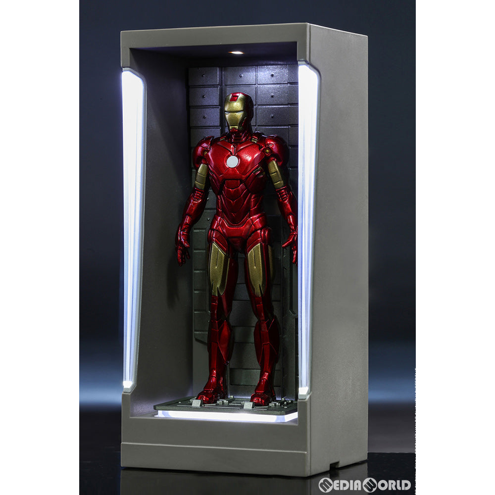 【中古即納】[FIG] ムービー・マスターピース COMPACT アイアンマン・マーク6(ホール・オブ・アーマー付き) アイアンマン3 ミニチュア・フィギュア 完成品(MMCOM#10) ホットトイズ(20191130)