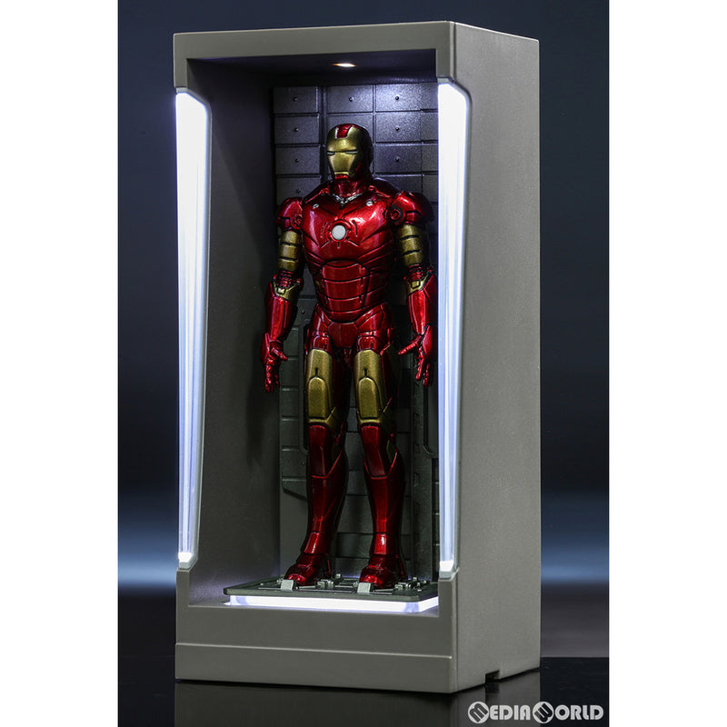 【中古即納】[FIG]ムービー・マスターピース COMPACT アイアンマン・マーク3(ホール・オブ・アーマー付き) アイアンマン3  ミニチュア・フィギュア 完成品(MMCOM#07) ホットトイズ(20191130)