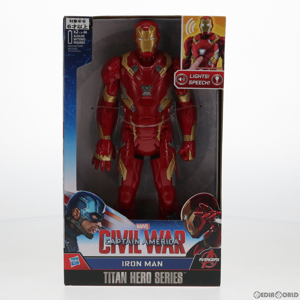 【中古即納】[FIG] トイザらス限定 タイタン・エレクトロニック アイアンマン・マーク46 シビル・ウォー/キャプテン・アメリカ 12インチ アクションフィギュア ハズブロ(20160430)