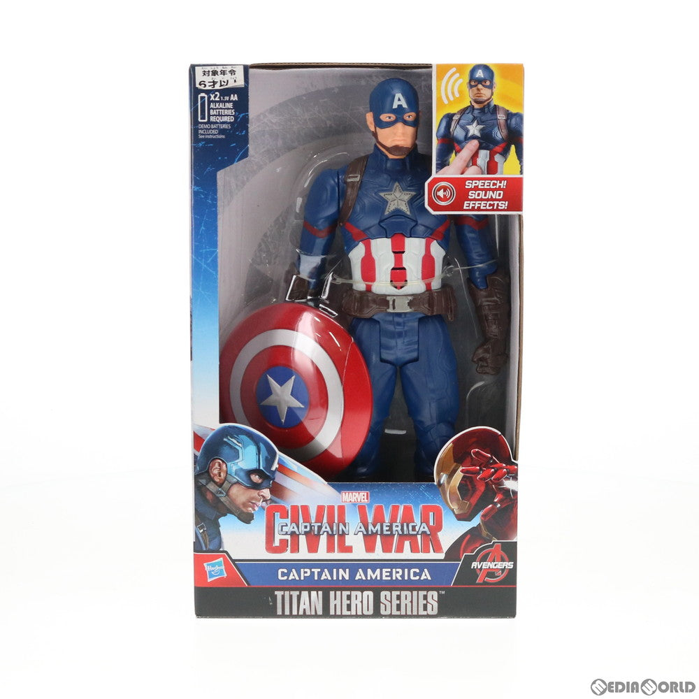 【中古即納】[FIG] トイザらス限定 タイタン・エレクトロニック キャプテン・アメリカ シビル・ウォー/キャプテン・アメリカ 12インチ アクションフィギュア ハズブロ(20160430)
