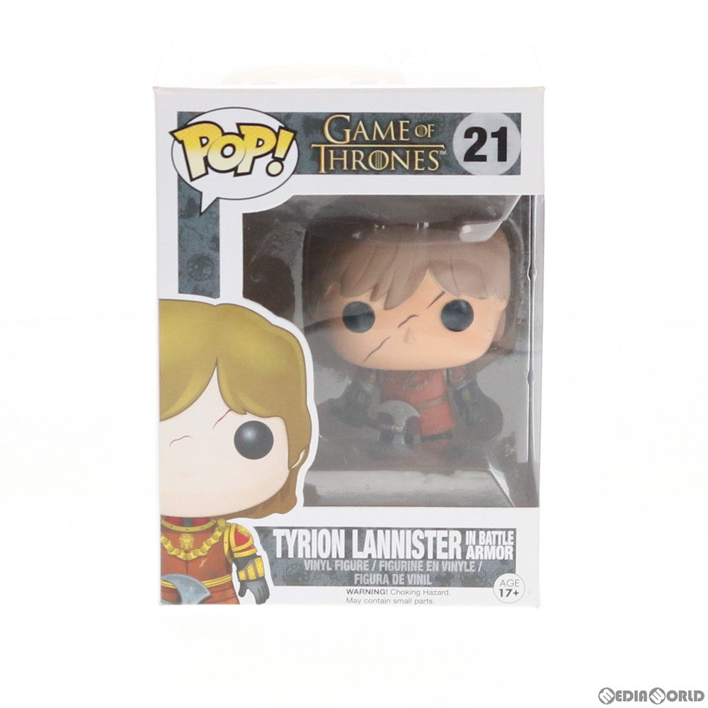 【中古即納】[FIG] POP! 21 Tyrion Lannister in Battle Armor(ティリオン・ラニスター イン バトルアーマー) Game of Thrones(ゲーム・オブ・スローンズ) 完成品 フィギュア FUNKO(ファンコ) (20121231)