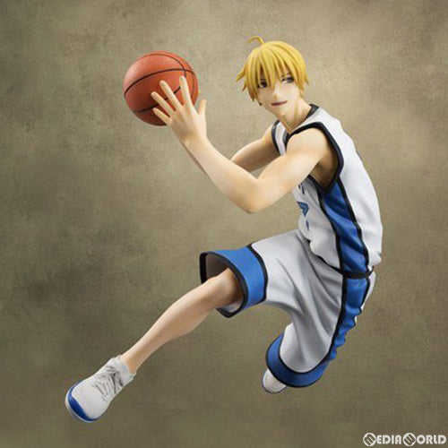 【中古即納】[FIG] 黒子のバスケフィギュアシリーズ 黄瀬涼太(きせりょうた) 白ユニフォームver. 1/8 完成品 フィギュア メガホビEXPO2015 Spring&一部店舗&オンラインショップ限定 メガハウス(20150530)