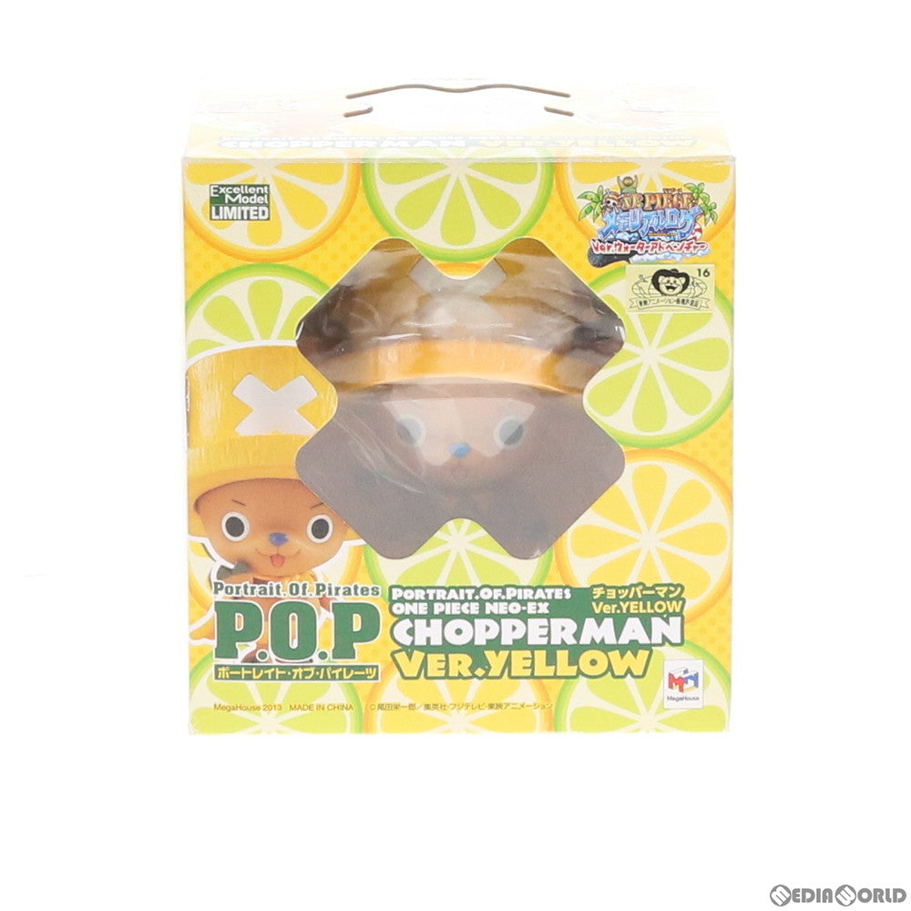 【中古即納】[FIG] Portrait.Of.Pirates P.O.P NEO-EX チョッパーマン Ver.YELLOW ONE PIECE 1/8 完成品 フィギュア ワンピース メモリアルログ Ver.ウォーターアドベンチャー in NEWレオマワールド限定 メガハウス(20130730)