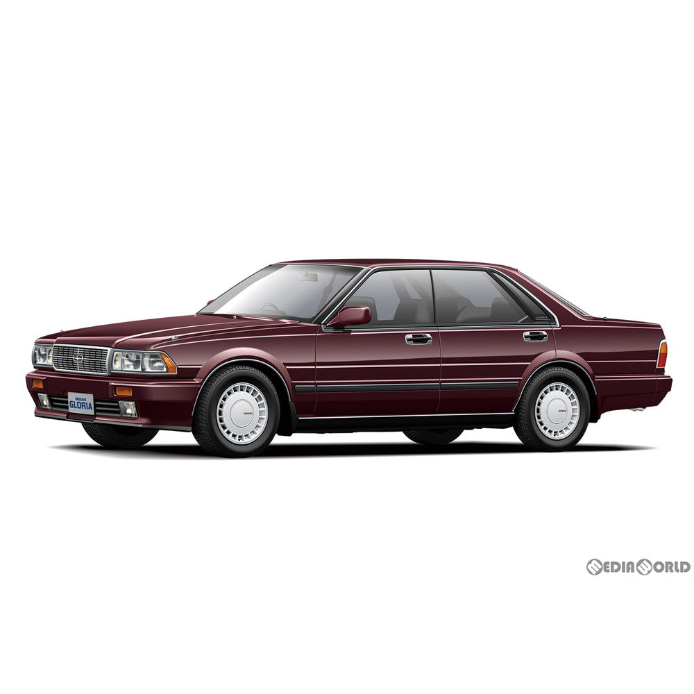 【新品即納】[PTM] ザ・モデルカー No.62 1/24 ニッサン Y31 セドリック/グロリア V20ツインカムターボ グランツーリスモSV '87 プラモデル アオシマ(20200909)