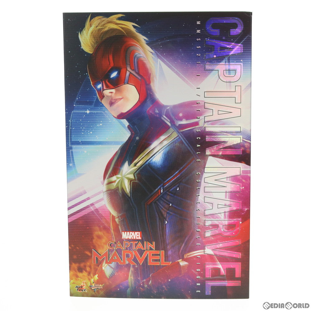 【中古即納】[FIG] ムービー・マスターピース キャプテン・マーベル 1/6 完成品 可動フィギュア(MM#521) ホットトイズ(20200530)
