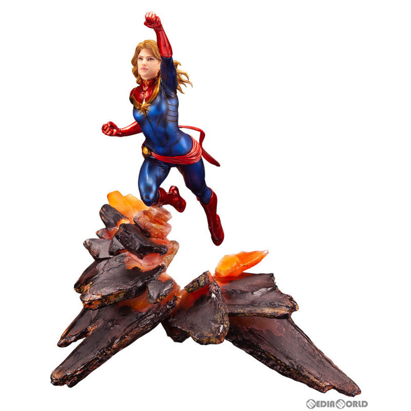 【中古即納】[FIG]ARTFX PREMIER キャプテン・マーベル MARVEL UNIVERSE(マーベルユニバース) 1/10 簡易組立キット フィギュア(MK323) コトブキヤ(20201129)