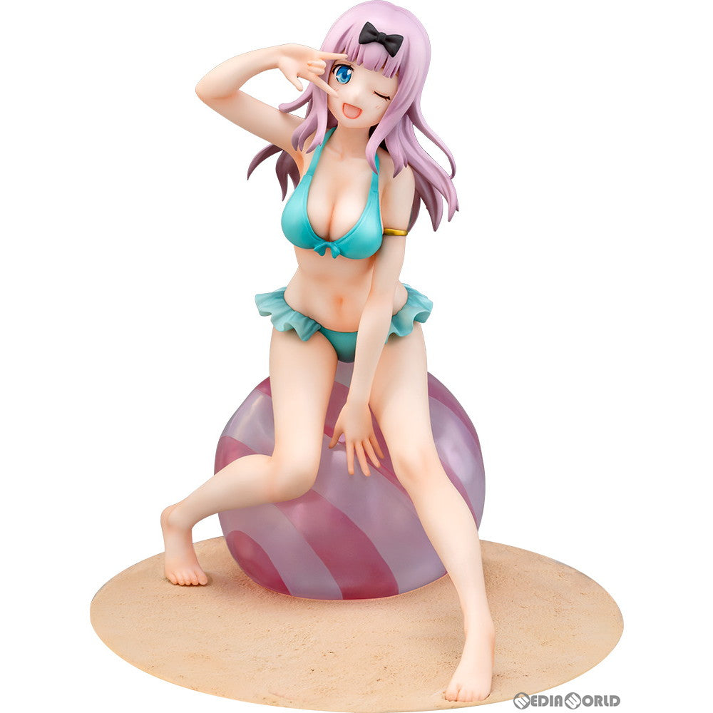 【新品即納】[FIG] 藤原千花(ふじわらちか) 水着Ver. かぐや様は告らせたい〜天才たちの恋愛頭脳戦〜 1/7 完成品 フィギュア Phat!(ファット・カンパニー) (20220717)