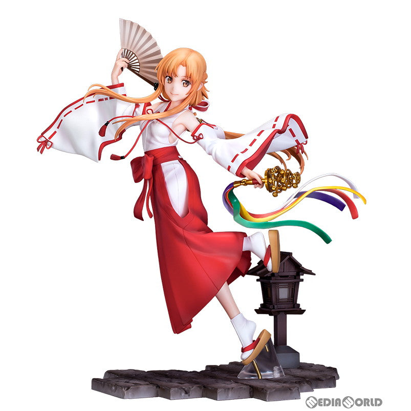 【中古即納】[FIG] アスナ 巫女ver. ソードアート・オンライン アリシゼーション War of Underworld 1/7 完成品 フィギュア 双翼社(20210710)