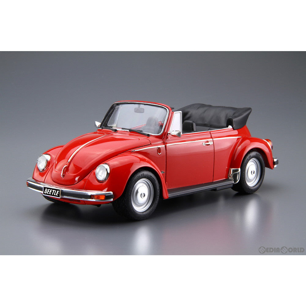 【新品】【お取り寄せ】[PTM] ザ・モデルカー No.75 1/24 フォルクスワーゲン 15ADK ビートル 1303S カブリオレ '75 プラモデル アオシマ(20201001)