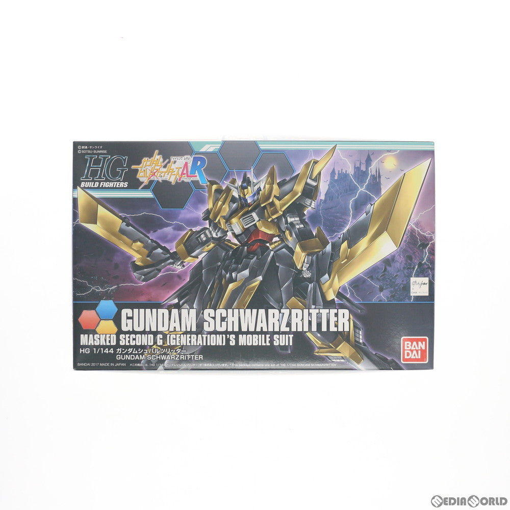 【中古即納】[PTM] HGBF 1/144 ガンダムシュバルツリッター ガンダムビルドファイターズA-R プラモデル(0218384) バンダイ(20170520)