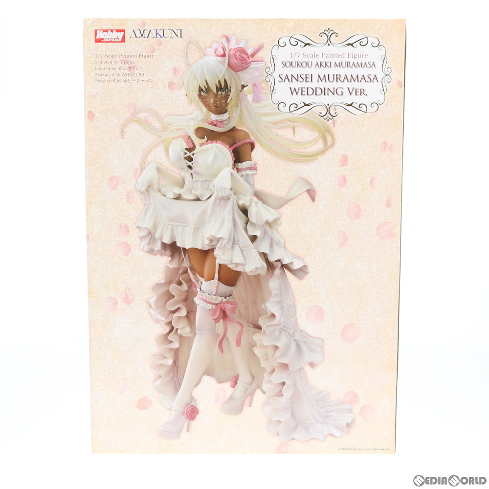【中古即納】[FIG] 三世村正(さんせいむらまさ) ウェディングVer. 限定版 装甲悪鬼村正 1/7 完成品 フィギュア ホビージャパン誌上通販&オンラインショップ限定 ホビージャパン/AMAKUNI(アマクニ) (20161231)