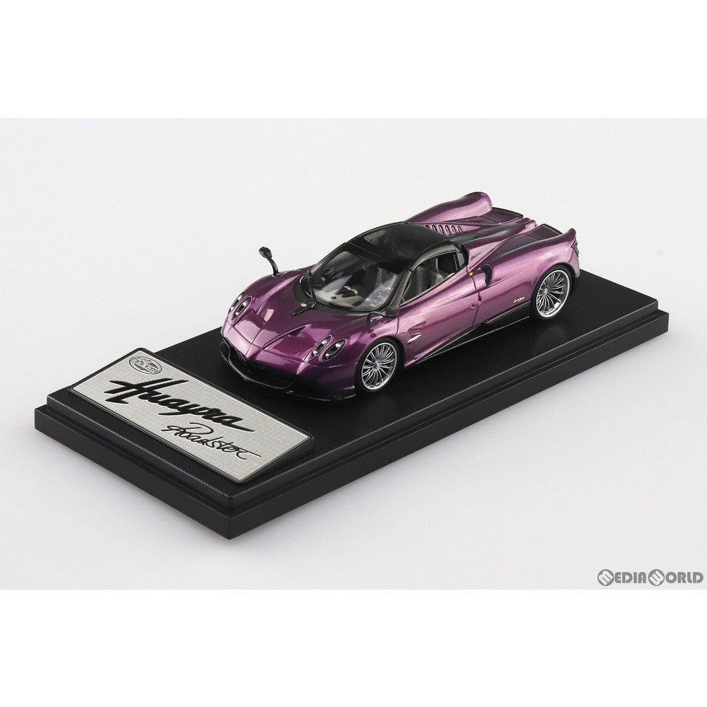 【新品】【お取り寄せ】[FIG] ザ・ミニカー 1/43 PAGANI Huayra Roadster(パープル) 完成品 ミニカー スカイネット(アオシマ) (20201001)