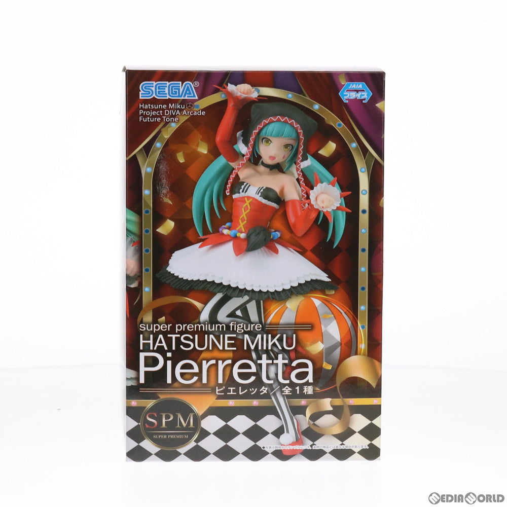 【中古即納】[FIG] 初音ミク ピエレッタ スーパープレミアムフィギュア 初音ミク Project DIVA Arcade Future Tone プライズ(1024054) セガ(20180131)