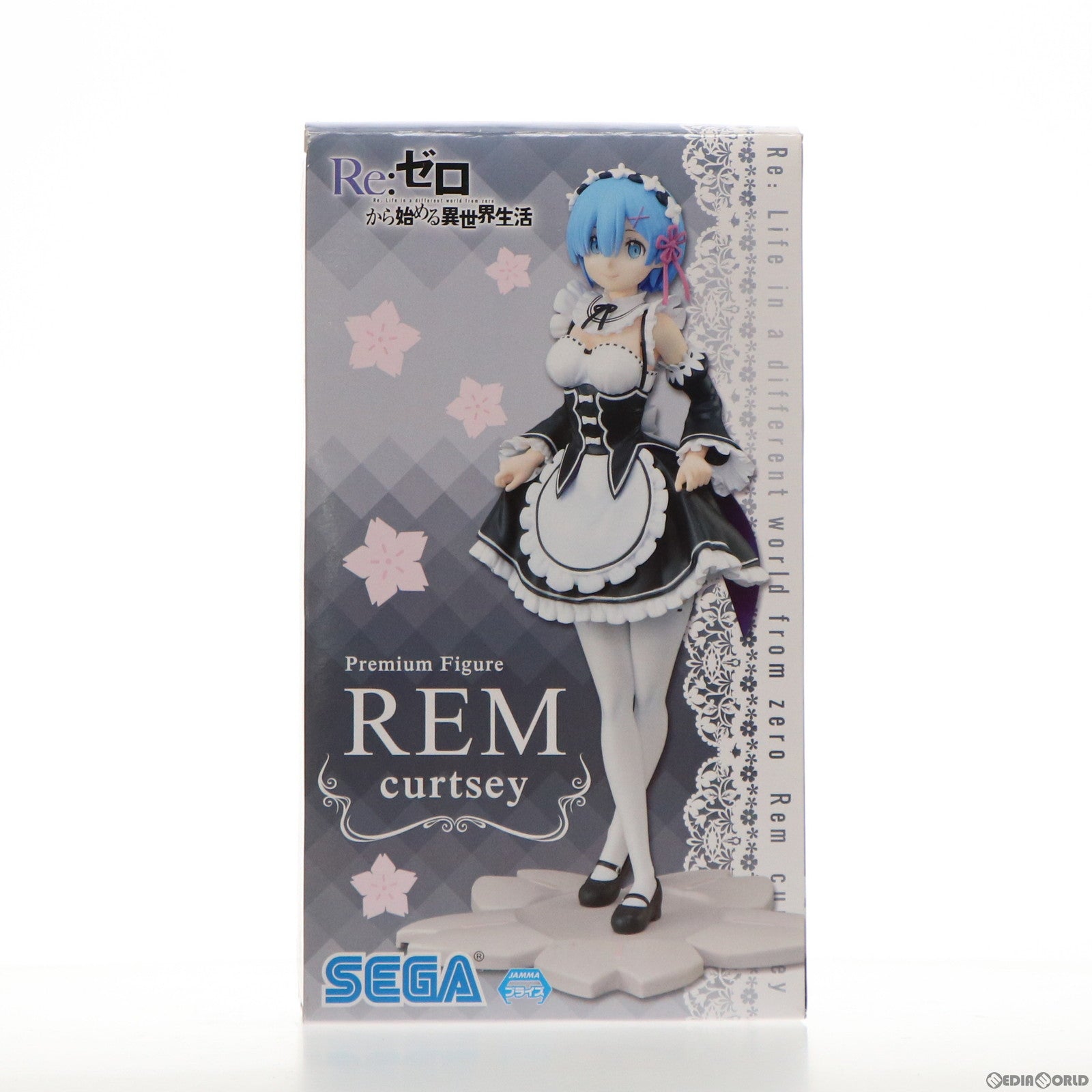 【中古即納】[FIG] レム プレミアムフィギュア レム curtsey Re:ゼロから始める異世界生活 プライズ(1025765) セガ(20180630)