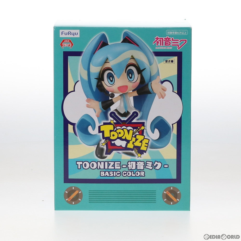 【中古即納】[FIG] TOONIZE(トゥーンナイズ) -初音ミク-(通常カラー) キャラクター・ボーカル・シリーズ 01 初音ミク フィギュア プライズ フリュー(20200420)