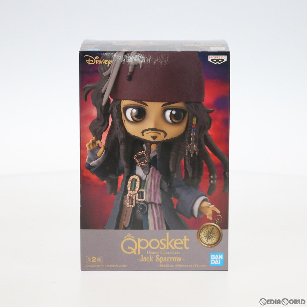 【中古即納】[FIG] ジャック・スパロウ(衣装暗い) Q posket Disney Characters -Jack Sparrow- パイレーツ・オブ・カリビアン フィギュア プライズ バンプレスト(20200825)