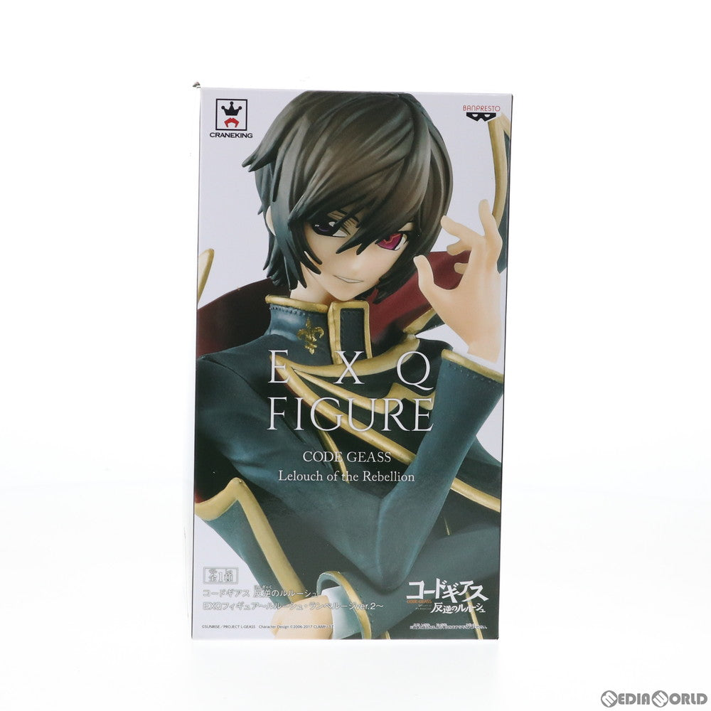 【中古即納】[FIG] EXQフィギュア ルルーシュ・ランペルージver.2 コードギアス 反逆のルルーシュ プライズ バンプレスト(20190210)