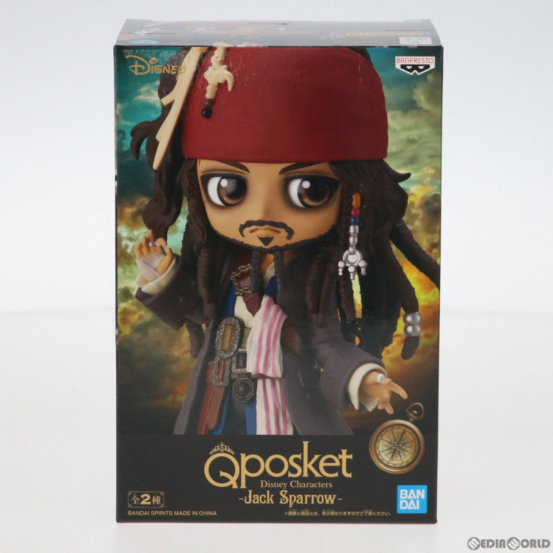 【中古即納】[FIG] ジャック・スパロウ(衣装明るい) Q posket Disney Characters -Jack Sparrow- パイレーツ・オブ・カリビアン フィギュア プライズ バンプレスト(20200825)