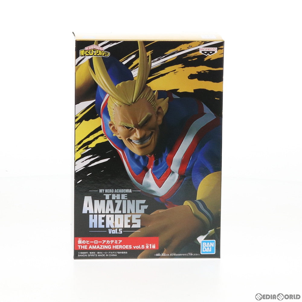 【中古即納】[FIG] オールマイト 僕のヒーローアカデミア THE AMAZING HEROES vol.5 フィギュア プライズ バンプレスト(20190810)