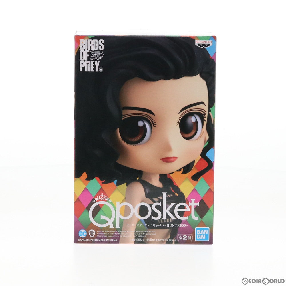 【中古即納】[FIG] ハントレス(黒衣装) バーズ・オブ・プレイ Q posket-HUNTRESS- フィギュア プライズ バンプレスト(20200805)