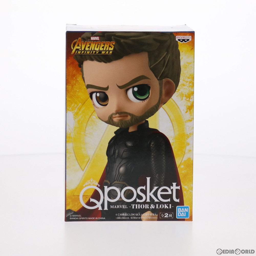 【中古即納】[FIG] ソー Q posket -THOR&LOKI- MARVEL(マーベル) フィギュア プライズ(82322) バンプレスト(20200531)