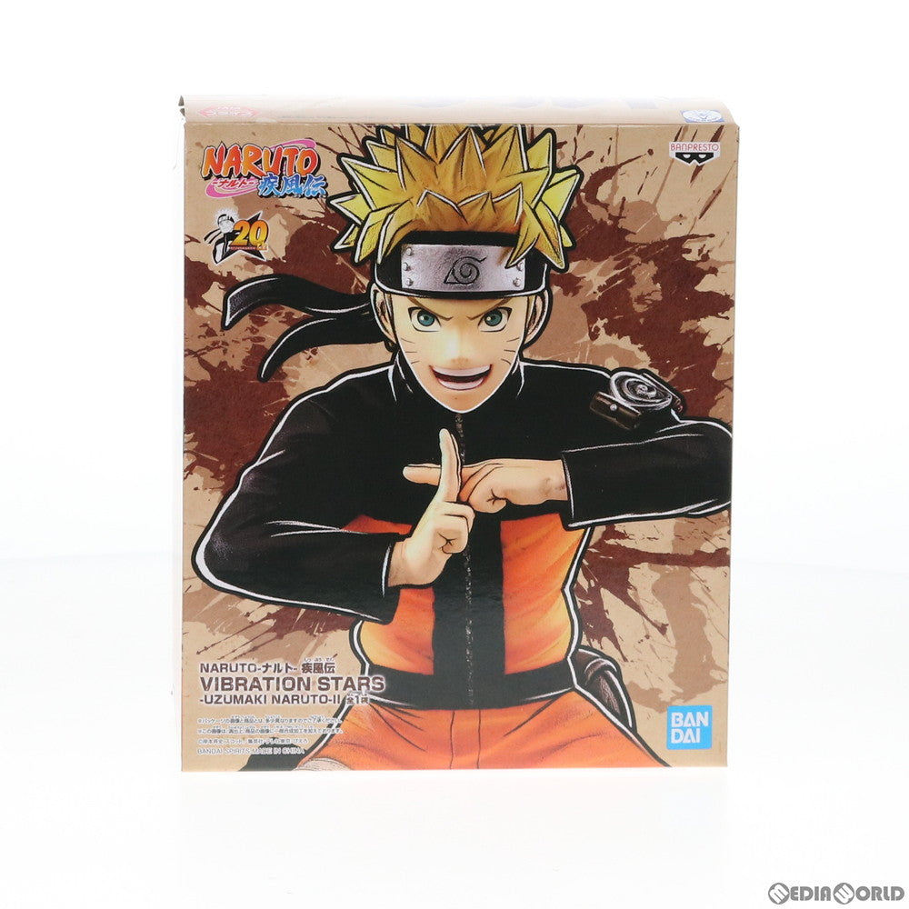 【中古即納】[FIG] うずまきナルト VIBRATION STARS-UZUMAKI NARUTO-II NARUTO-ナルト- 疾風伝 フィギュア プライズ(82252) バンプレスト(20200720)
