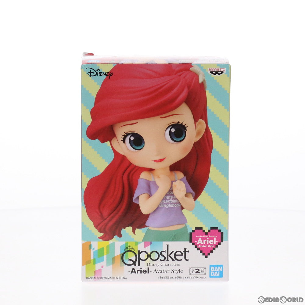 【中古即納】[FIG] アリエル(衣装淡) Q posket Disney Characters -Ariel- Avatar Style シュガー・ラッシュ:オンライン フィギュア プライズ(82289) バンプレスト(20200731)