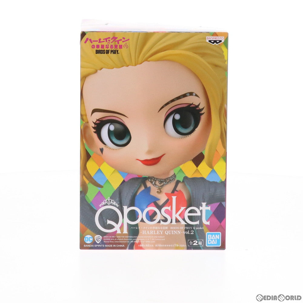 【中古即納】[FIG] ハーレイ・クイン(ブラック) ハーレイ・クインの華麗なる覚醒 BIRDS OF PREY Q posket -HARLEY QUINN-vol.2 フィギュア プライズ(82400) バンプレスト(20200831)