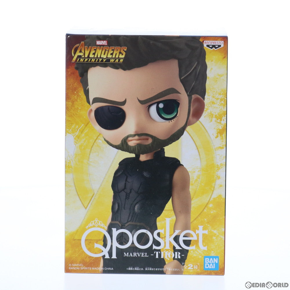 【中古即納】[FIG] ソー(眼帯) マイティ・ソー Q posket MARVEL -THOR- フィギュア プライズ(39606) バンプレスト(20190810)