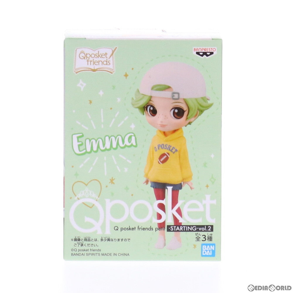 【中古即納】[FIG] エマ Q posket friends petit -STARTING-vol.2 フィギュア プライズ(82131) バンプレスト(20200531)