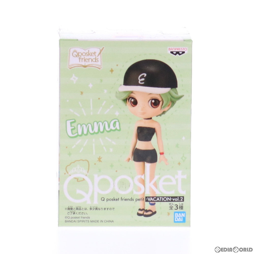 【中古即納】[FIG] エマ Q posket friends petit -VACATION-vol.2 フィギュア プライズ(82295) バンプレスト(20200720)
