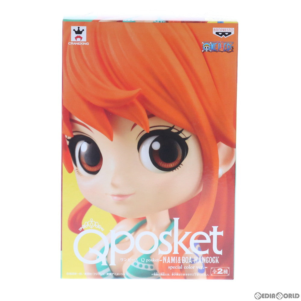 【中古即納】[FIG]ナミ ワンピース Q posket-NAMI&BOA HANCOCK special color ver.- ONE PIECE フィギュア プライズ(38839) バンプレスト(20181130)