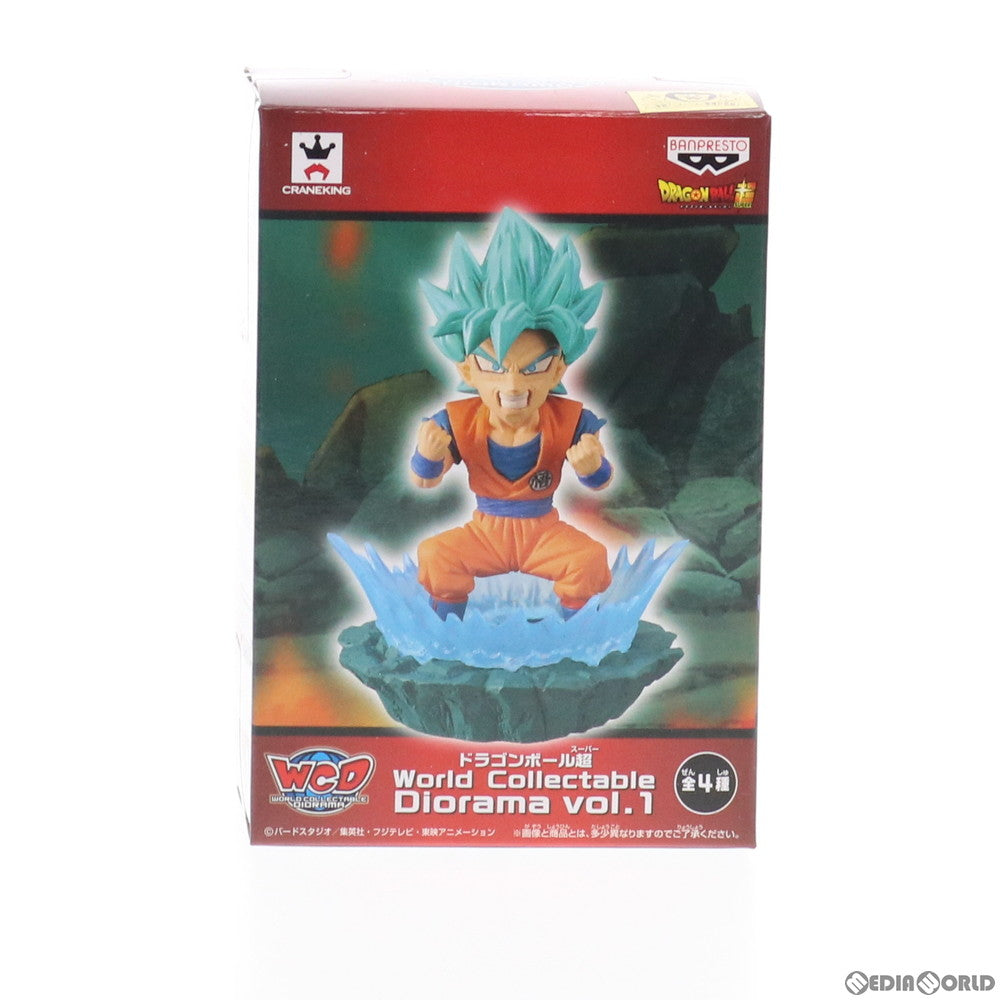 【中古即納】[FIG]超サイヤ人ゴッド超サイヤ人孫悟空 ドラゴンボール超(スーパー) ワールドコレクタブルジオラマ vol.1 フィギュア プライズ(38514) バンプレスト(20180712)