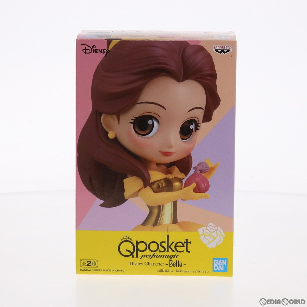 【中古即納】[FIG] A.ベル(金メッキ付) Q posket perfumagic Disney Characters -Belle- 美女と野獣 フィギュア プライズ(39883) バンプレスト(20191130)