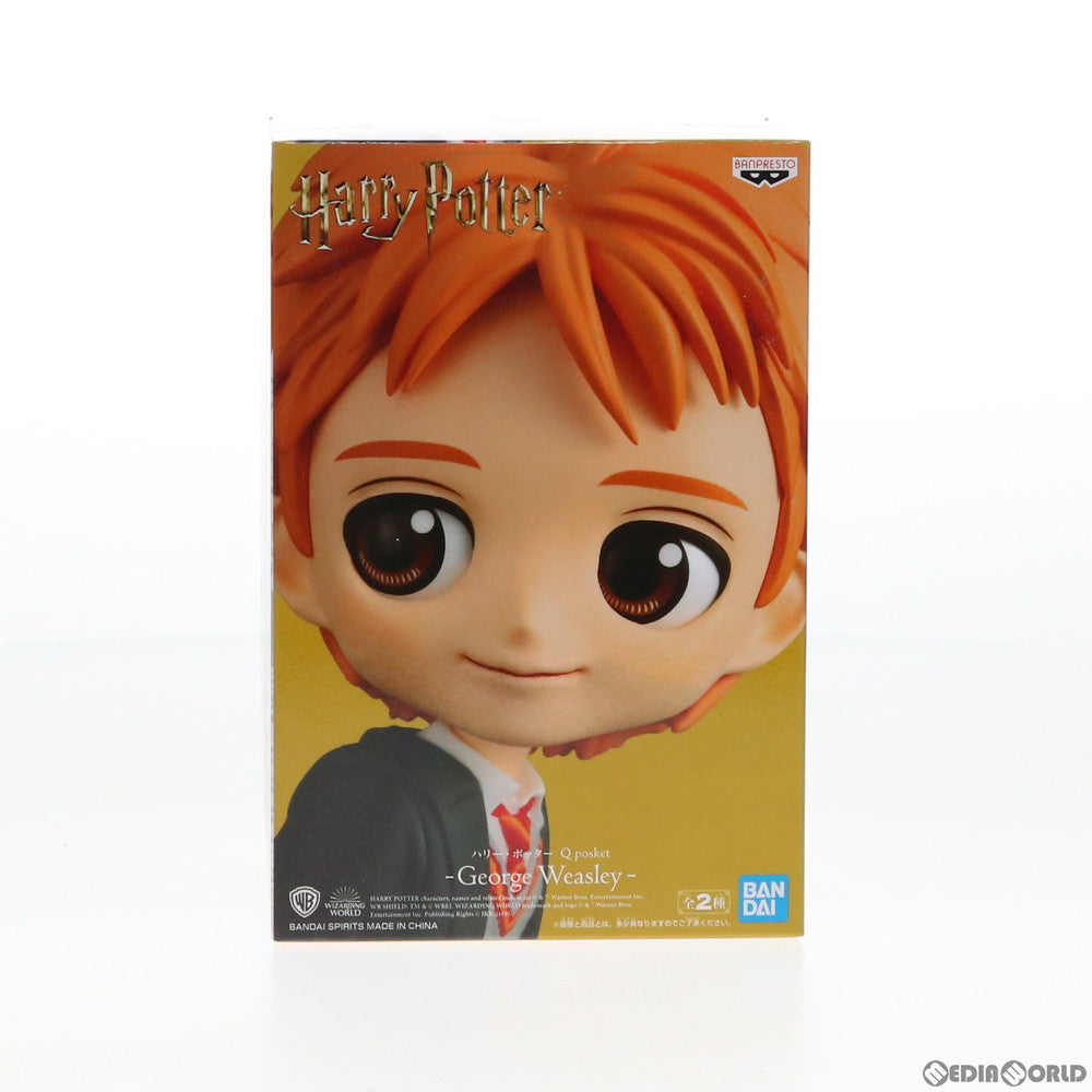 【中古即納】[FIG] ジョージ・ウィーズリー(髪色黄土) ハリー・ポッター Q posket-George Weasley- フィギュア プライズ バンプレスト(20191212)