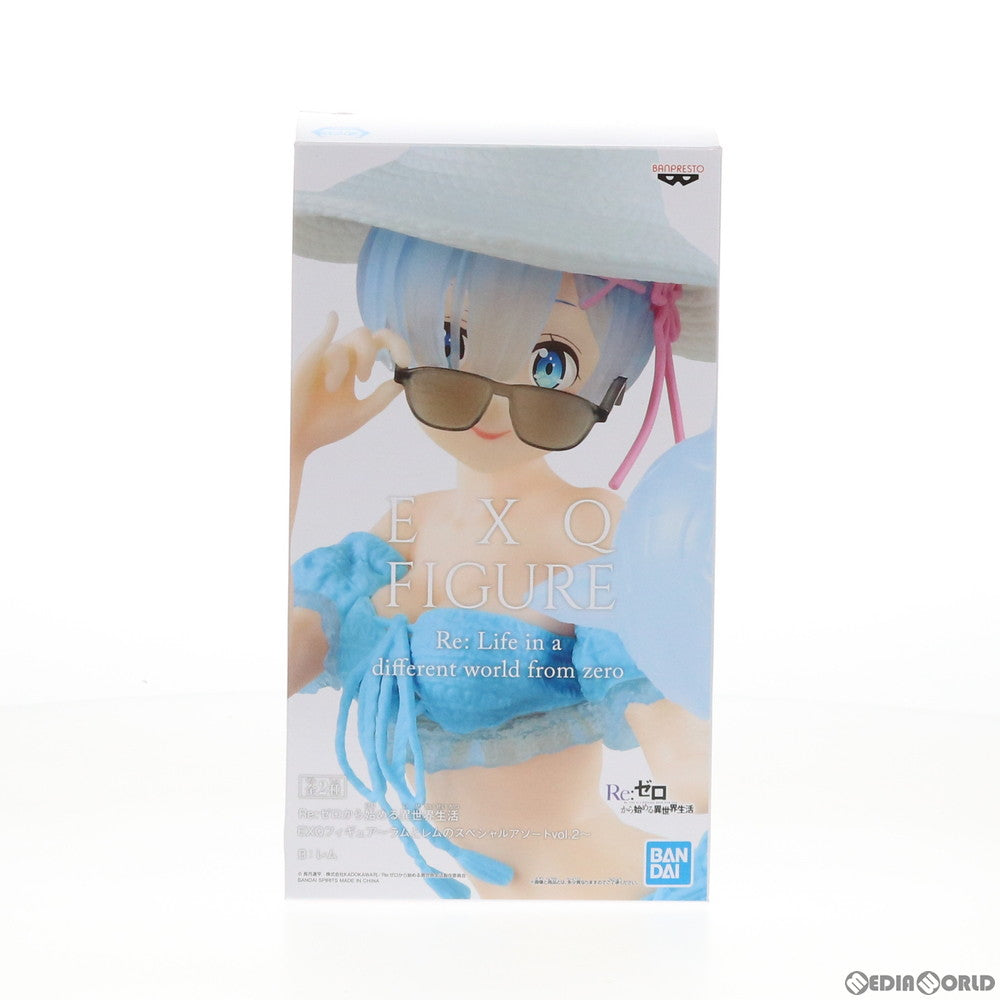 【中古即納】[FIG] レム EXQフィギュア〜ラムとレムのスペシャルアソートVol.2〜 Re:ゼロから始める異世界生活 プライズ バンプレスト(20200120)