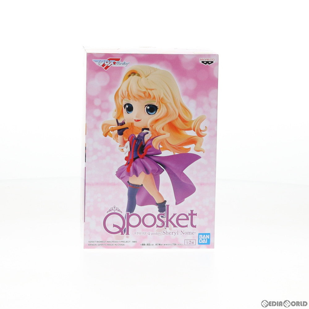 【中古即納】[FIG] シェリル・ノーム(パープル) マクロスF(フロンティア) Q posket-Sheryl Nome- フィギュア プライズ(81878) バンプレスト(20200218)