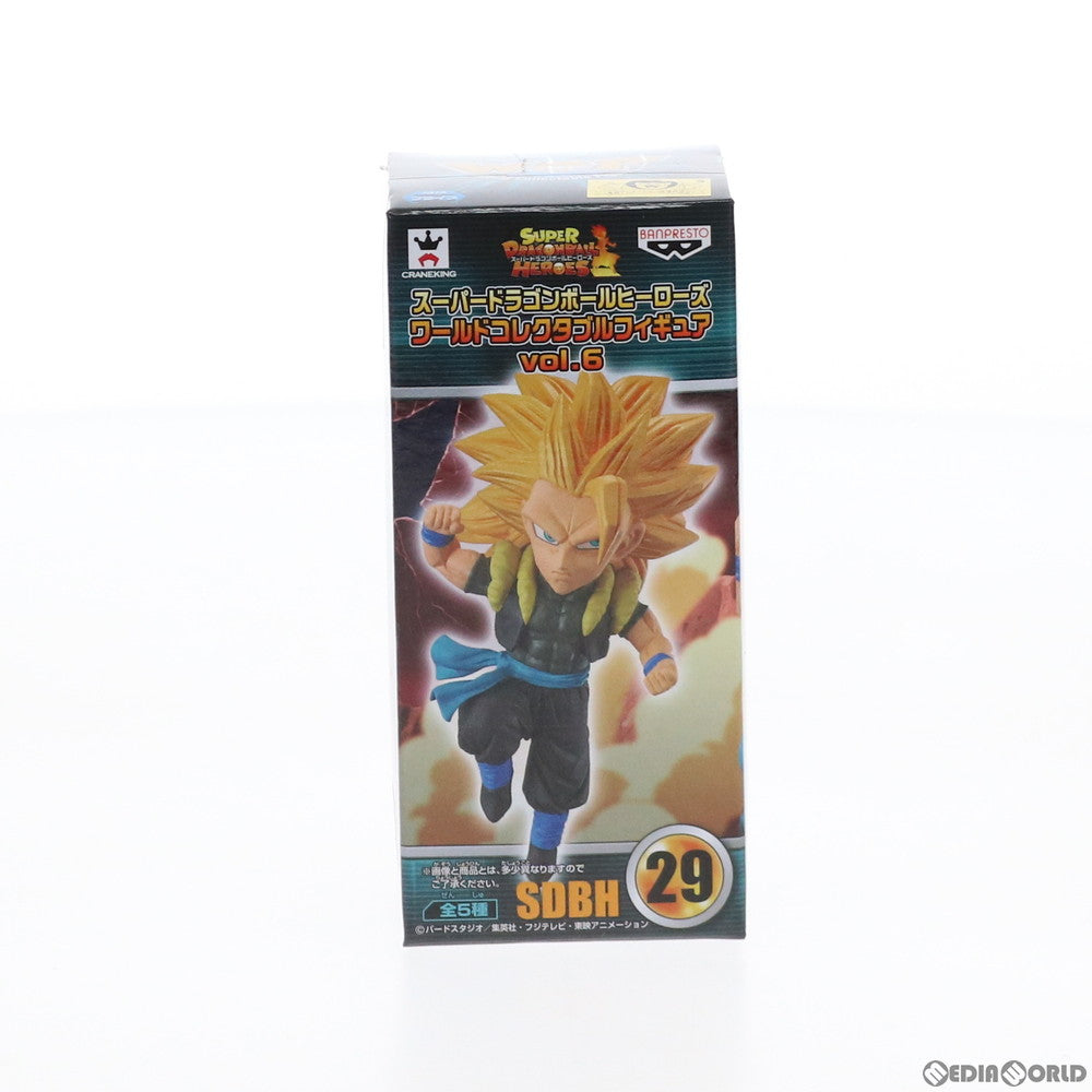 【中古即納】[FIG]超サイヤ人3ゴジータ:ゼノ スーパードラゴンボールヒーローズ ワールドコレクタブル vol.6 フィギュア プライズ バンプレスト(20190520)