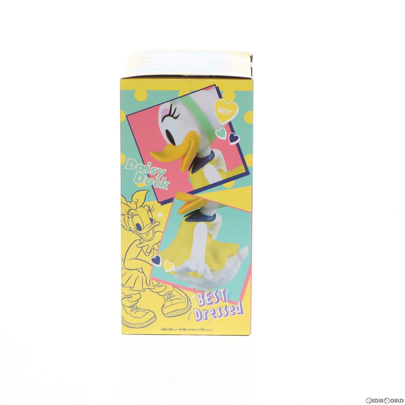 【中古即納】[FIG] デイジーダック(イエロー×グリーン) ディズニーキャラクター BEST Dressed -Daisy Duck- フィギュア プライズ(39659) バンプレスト(20190920)