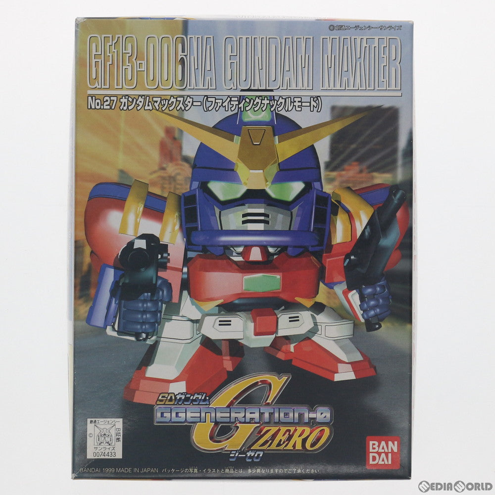 【中古即納】[PTM] SDガンダム BB戦士 27 GF13-006NA ガンダムマックスター(ファイティングナックルモード) SDガンダム G-GENERATION-0 プラモデル(0074433) バンダイ(20170224)