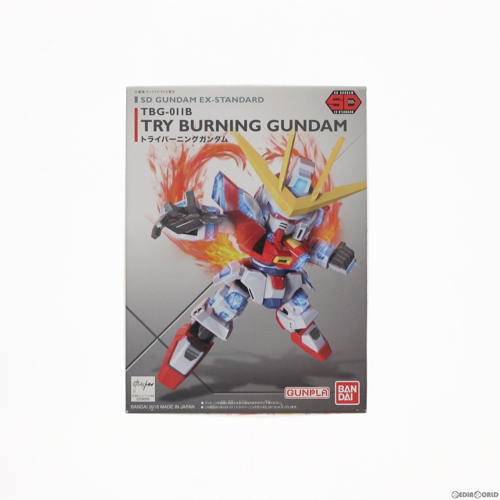 【中古即納】[PTM] SDガンダム EXスタンダード TBG-011B トライバーニングガンダム ガンダムビルドファイターズトライ プラモデル バンダイ(20170318)