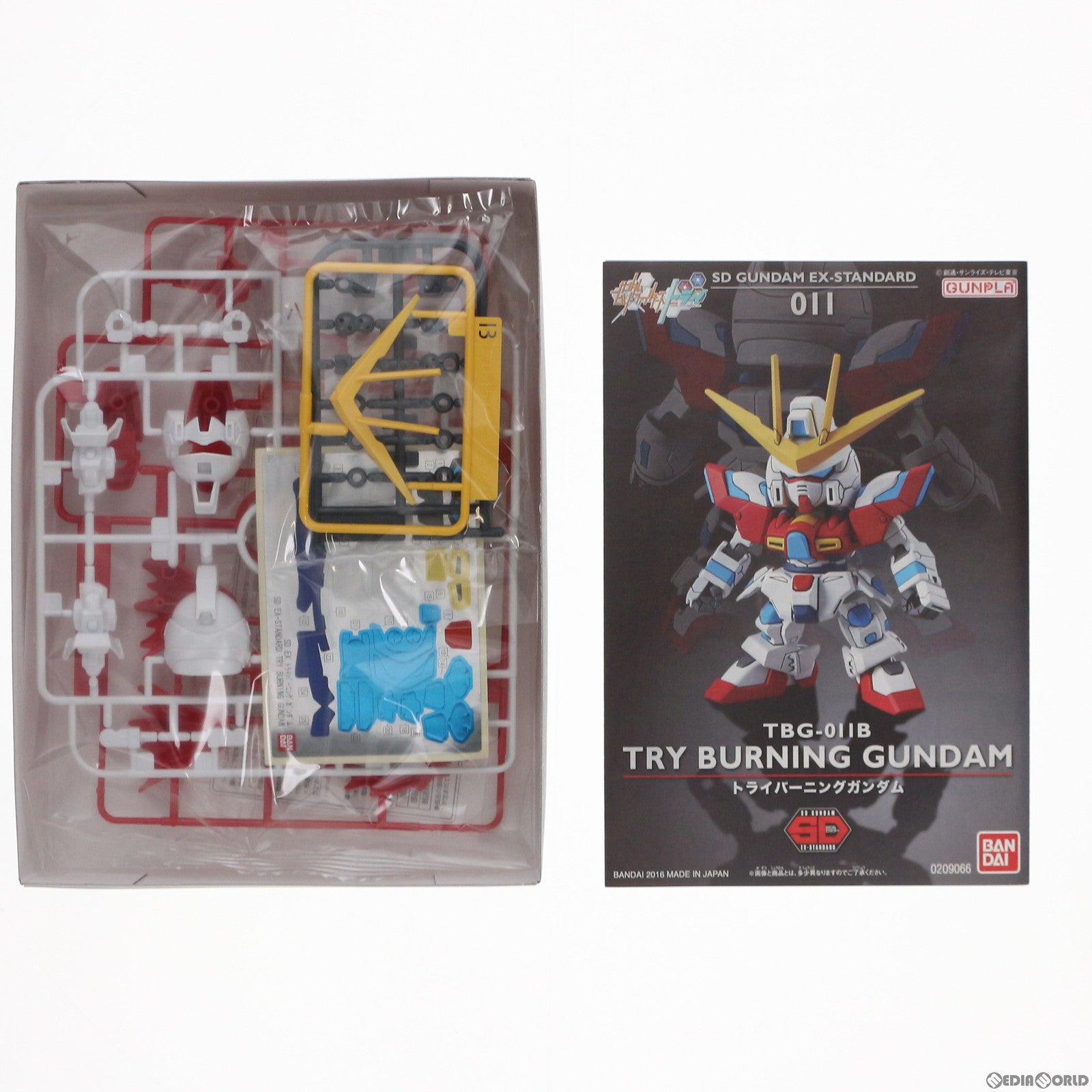 【中古即納】[PTM] SDガンダム EXスタンダード TBG-011B トライバーニングガンダム ガンダムビルドファイターズトライ プラモデル バンダイ(20170318)