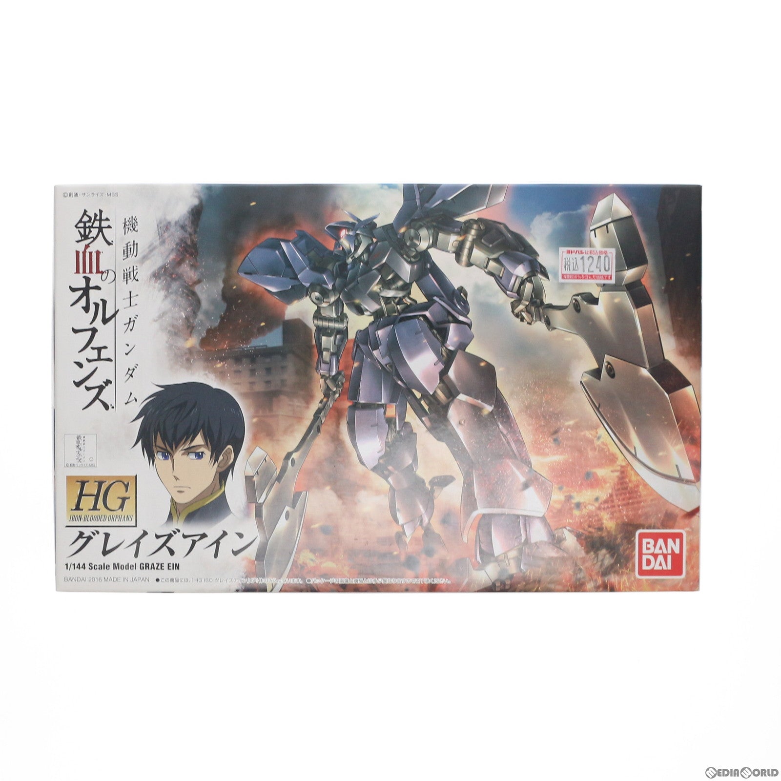 【中古即納】[PTM] HG 1/144 グレイズアイン 機動戦士ガンダム 鉄血のオルフェンズ プラモデル バンダイ(20160409)