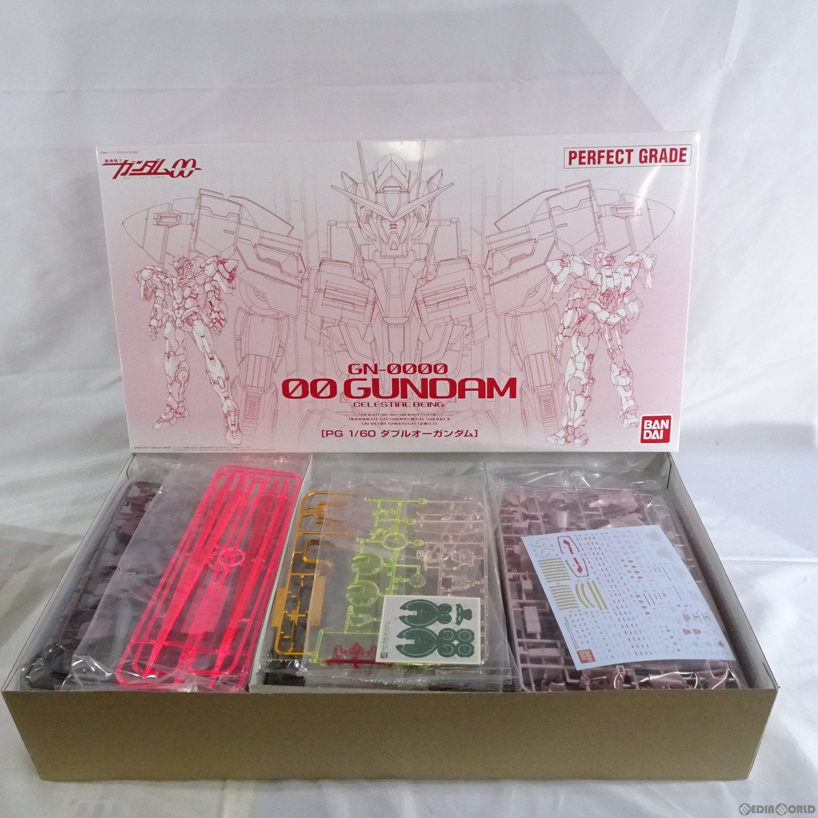 【中古即納】[PTM] プレミアムバンダイ限定 PG 1/60 GN-0000+GNR-010 トランザムライザー 機動戦士ガンダム00(ダブルオー) プラモデル(0217592) バンダイ(20170630)