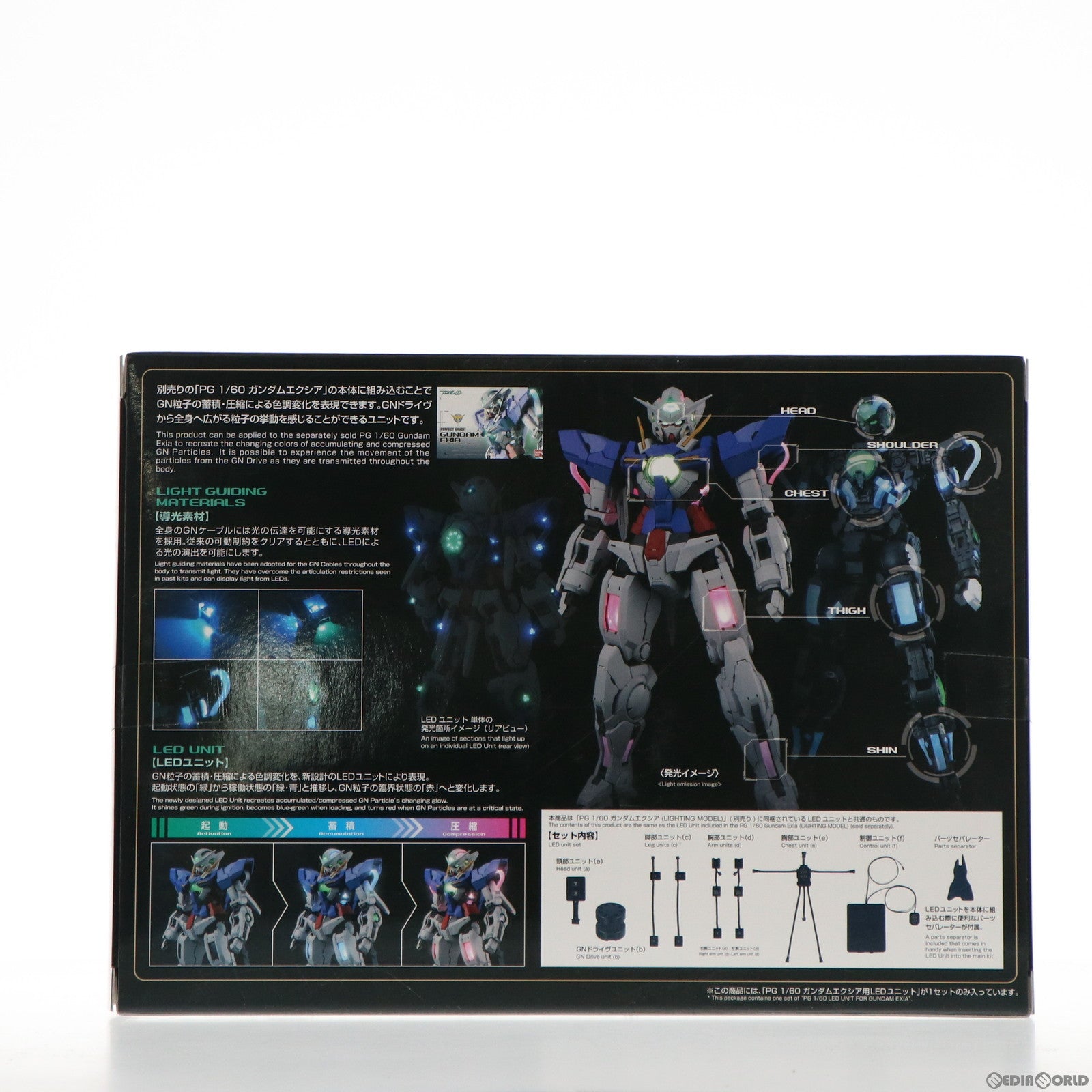 【中古即納】[PTM] PG 1/60 GN-001 ガンダムエクシア用 LEDユニット 機動戦士ガンダム00(ダブルオー) プラモデル(5055867) バンダイ(20181229)