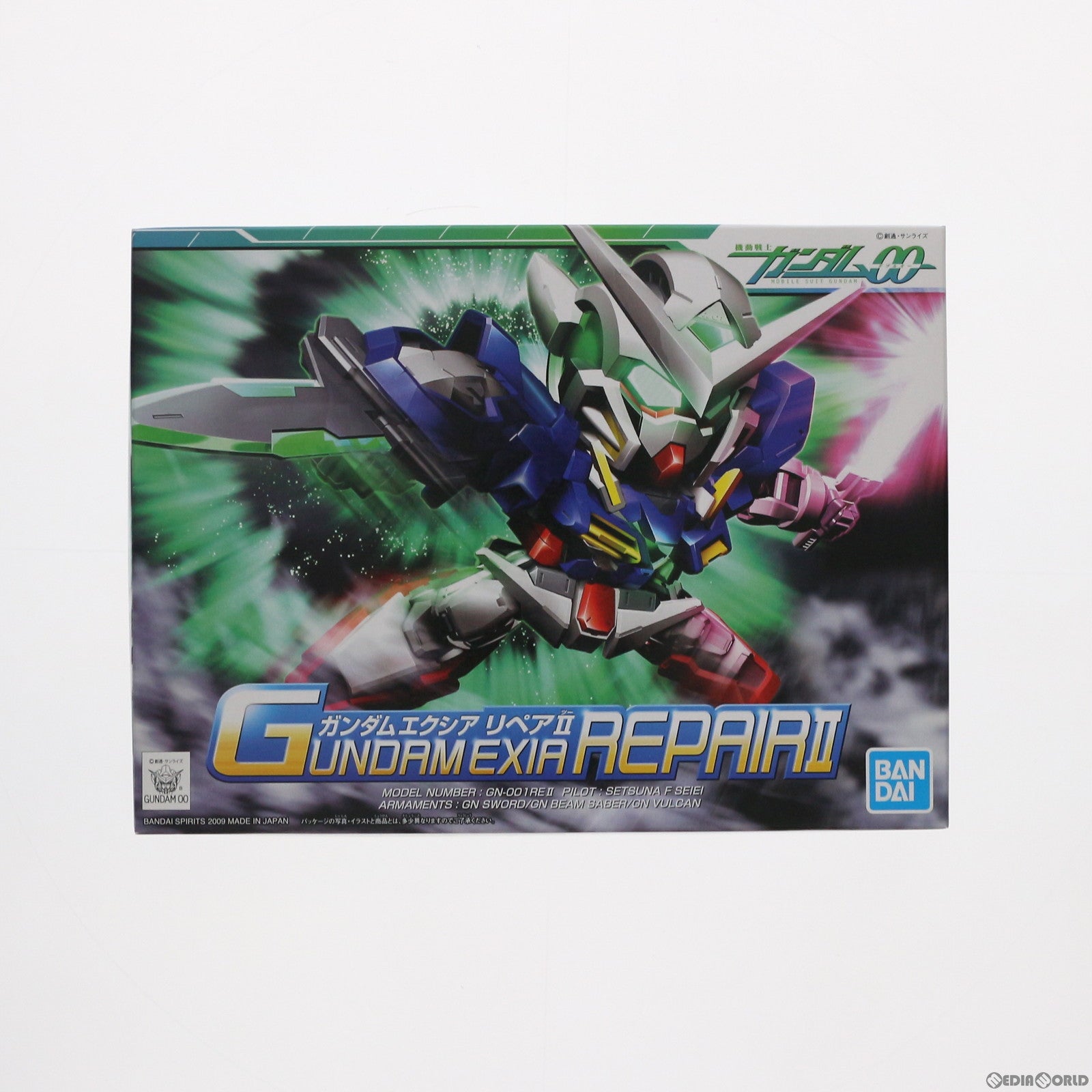 【中古即納】[PTM] SDガンダム BB戦士 334 GN-001REII ガンダムエクシアリペアII 機動戦士ガンダム00(ダブルオー) プラモデル(5060684) バンダイスピリッツ(20200630)