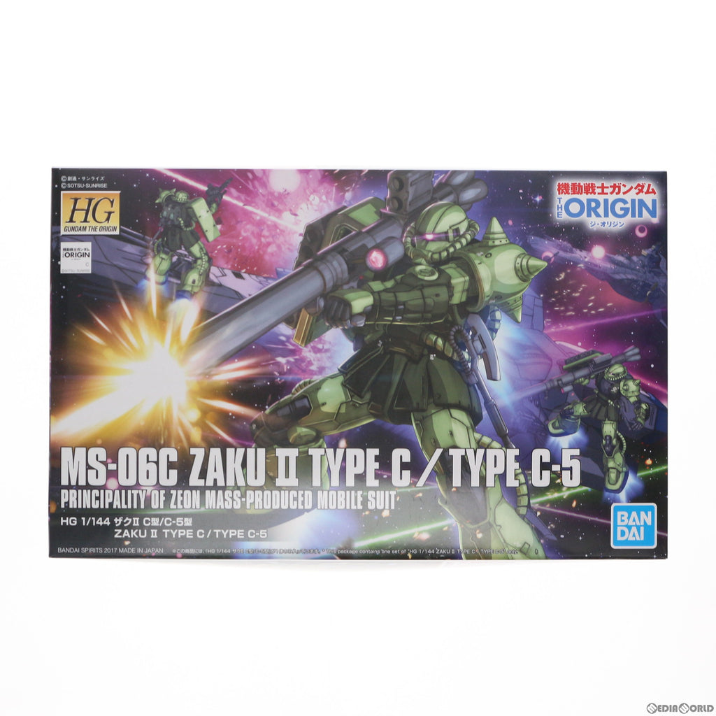 PTM]HG 1/144 MS-06C ザクII C型/C-5型 機動戦士ガンダム THE ORIGIN