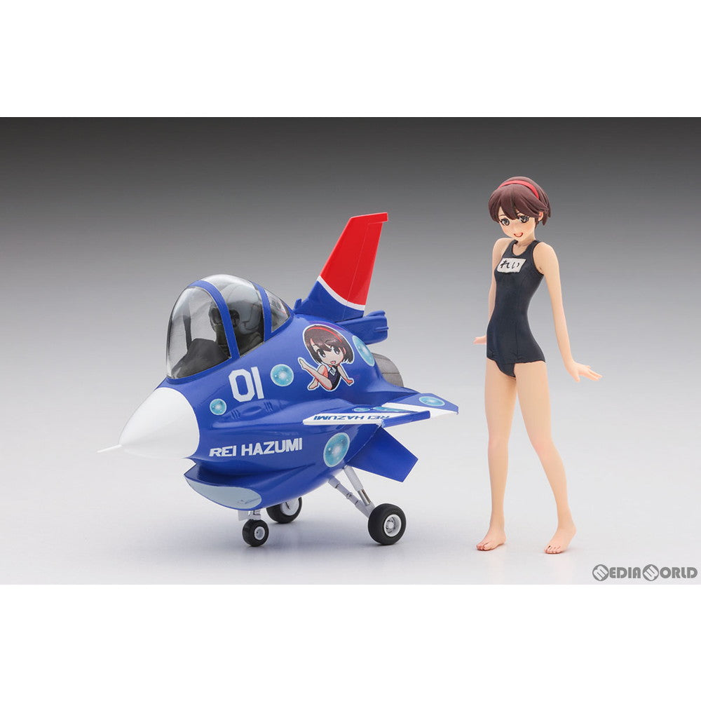 【中古即納】[PTM] 1/20 たまごガールズコレクション No.01 羽澄れい(はずみれい) w/たまごひこーき F-2 レジンキット フィギュア プラモデル(SP372) ハセガワ(20180322)